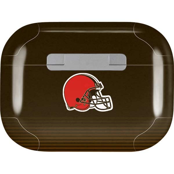 Skinit Decal Audio Skin Compatible with Apple AirPods Pro - Officially Licensed NFL Cleveland Browns Breakaway Design