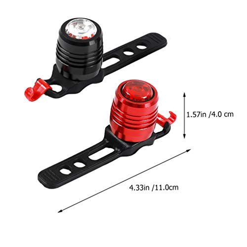 BESPORTBLE 2Pcs Luzes Traseiras de Bicicleta Luzes Traseiras de Bicicleta Lanterna de Bicicleta Luz