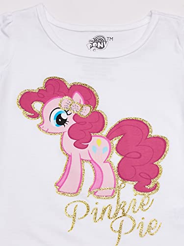 My Little Pony Girls' Mlp Pinkie Pie Short-Sleeved Puff Tee2