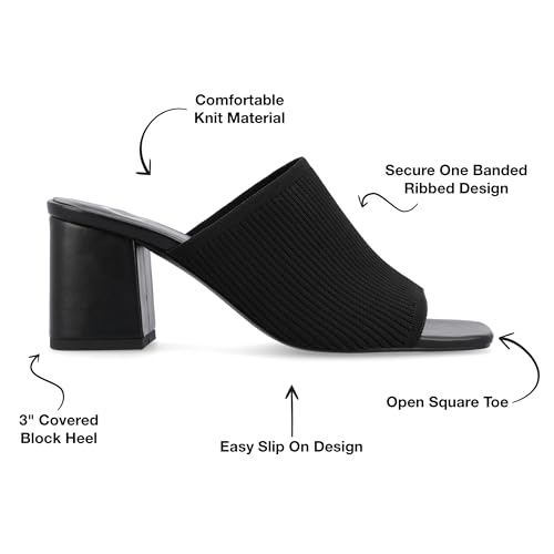 Journee Collection Women's Lorenna Mule Heeled Sandal2