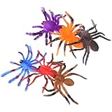 Kisangel 6piezas Juguete de Araña Simulada Que Cambia de Color Araña...