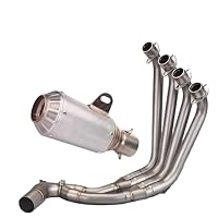 Amazon | FIRECARP バイク用 フルエキゾーストパイプ ステンレス製