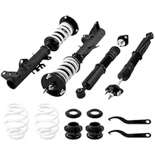 Adjustable Height Coilover Coilovers Kit Shock Suspension Compatible with BMW E36 91-99 3 Series Coilover Coil Springs Shock Absorber Kit