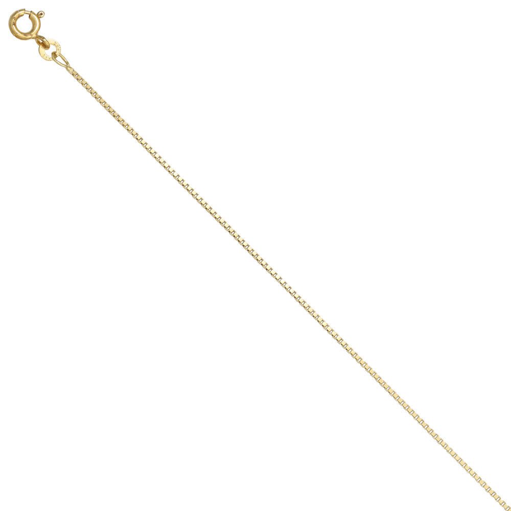 1,0mm Venezianerkette Collier 333 Gelbgold Gold Kette Halskette 42cm Goldkette