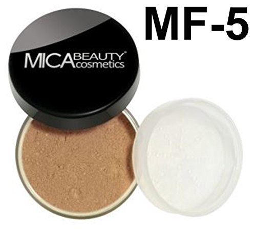Mica Beauty MIneral Foundation +Itay Brow Building Fiber Matching Color (MF-5 Cappuchino)