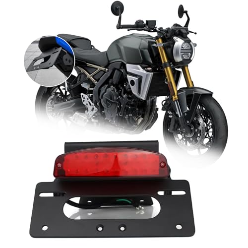 FOR GSX-8T GSX-8TT 2025 2026 �V�A�N�Z�T���[ �o�C�N�i���o�[�v���[�g�z���_�[ �t�F���_�[�G���~�l�[�^�[ LED���A�e�[�����C�g�t�� �e�[���I�[�K�i�C�U�[ (���b�h)