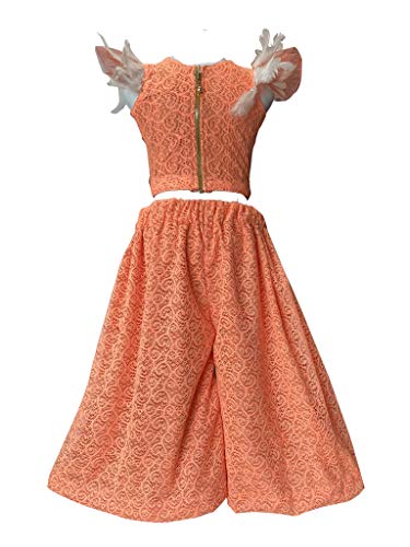 Image of Aglare Girl's Net Readymade Lehenga Choli
