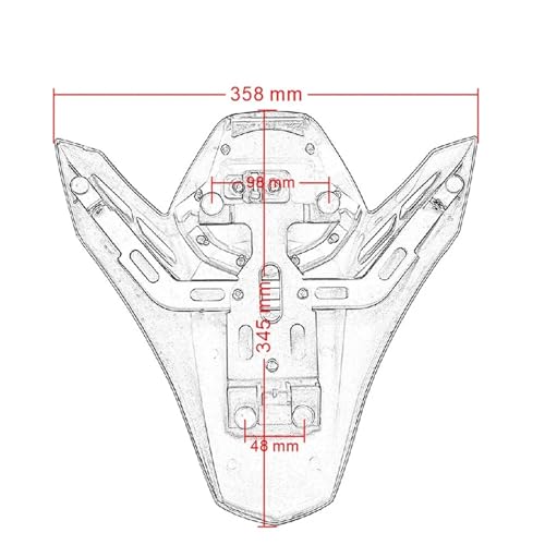 Asiento Doble Z900 Accesorio Protector de Sillín Trasero Z900RS SE 7