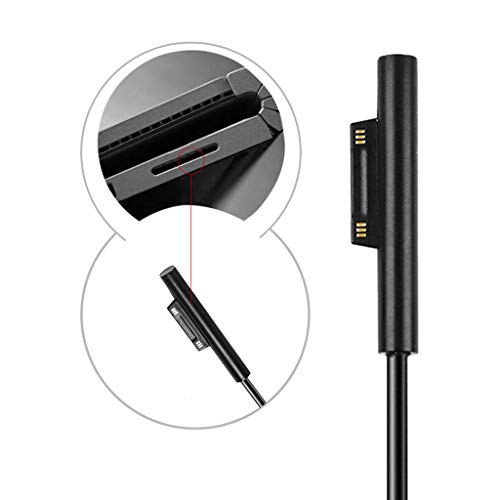 Baoblaze Cabo Carregador De Fonte De Alimentação USB C Tipo C Para Microsoft Surface Pro 6/5/4/3