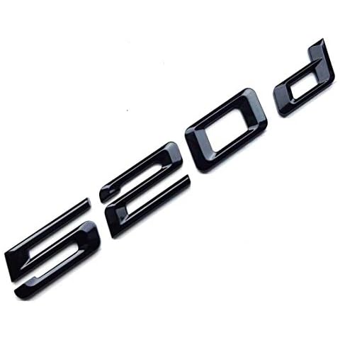 MCK Auto Black Glossy 520d Rear Badge Cover