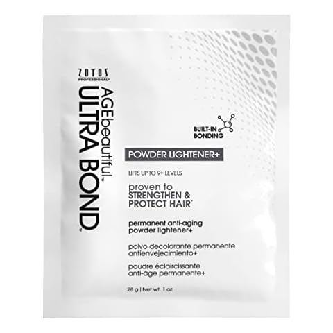 ULTRA BOND Permanent Powder Lightener with Built-in Bonding - Strengthens & Protects, 1 Oz Cover