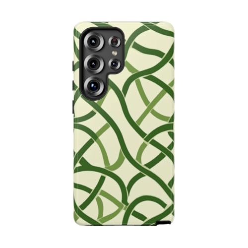 Motif nœud celtique vert coque Samsung S25 Ultra pour un style unique