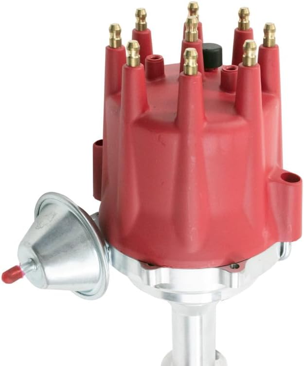 Top Street Performance Pro Series Ready to Run RTR Distributor for Buick Small Block V8 - Red