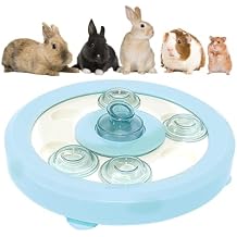 kathson Bunny Enrichment Toys Rabbit Foraging Toy Small Animal Treat Dispenser Hamster Puzzle Feeder Guinea Pig Interactive Toys Mental Stimulation for Ferret Chinchila Cat Dog
