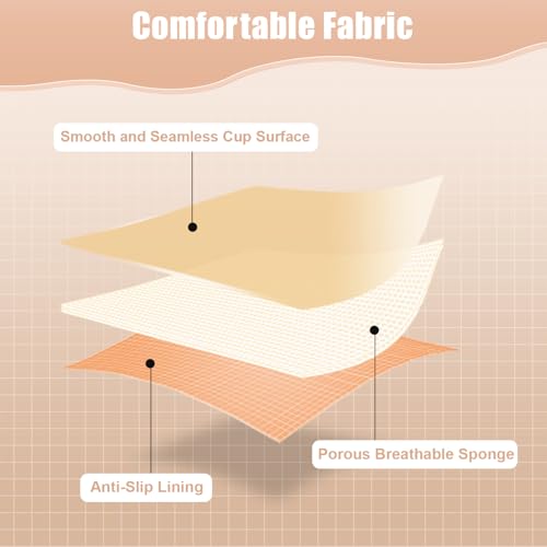 D.DUO Strapless Bras, Adhesive Push up Bras, Backless Bra, Wirefree Non-Slip Invisible Tube Top for Women3