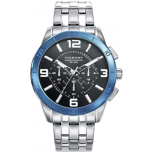 Montre Viceroy Heat 46785-55 homme en acier argenté au style chronographe élégant