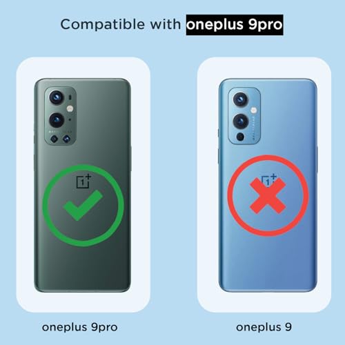 Image of Pikkme Back Cover for OnePlus 9 Pro Mag-Safe Shockproof PC + TPU Protective Case Magnetic Support Bumper Case (Transparent Mag-Safe)