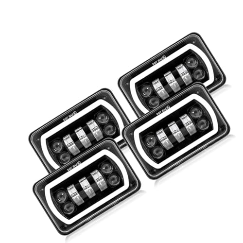 Phare avant voiture LED 4x6 90W pour rénover éclairage Nissan 720