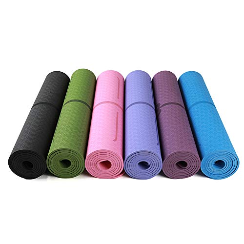Grandcase Tapete Ioga para Exercício Fitness Tapete Treino Alta Densidade Antiderrapante para Ioga P