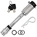 TowWorks 5/8" Trailer Hitch Locking Pin - Tow Hitch Receiver Lock with Anti-Rattle, fits Class III - V Hitches with 2" and 2.5" Receivers, 79531
