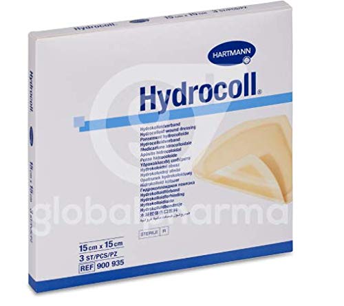 LABORATÓRIOS HARTMANN, S.A HYDROCOLL 15 x 15 cm 3 UDS, preto, padrão