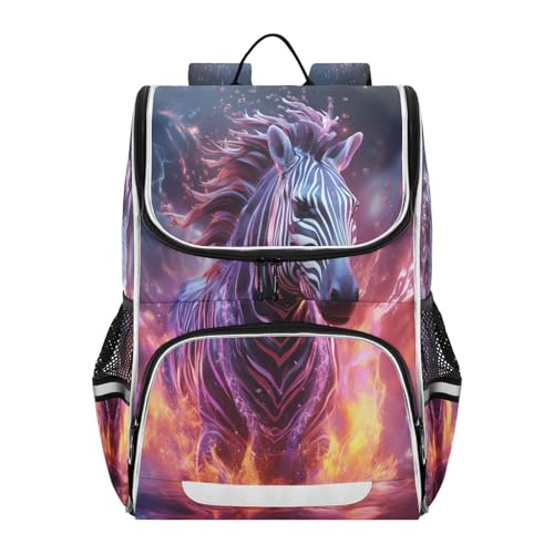 Sac à dos étudiant Viré Écureuil En Colère de haute capacité pour filles et garçons