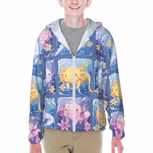 Frog Youth Lightweight Sports Long Sleeve Jacket For Outdoor Activities