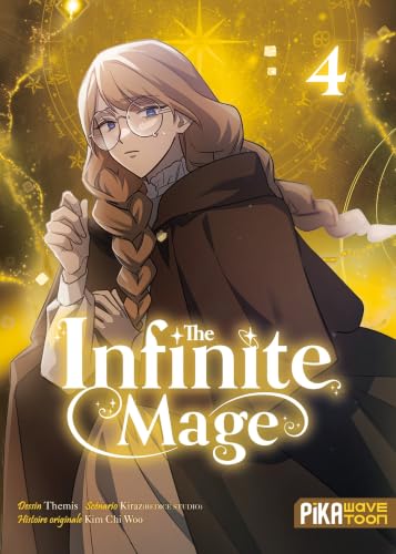 Couverture française du tome 4 de The Infinite Mage, édition simple Pika Wavetoon