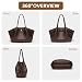 Imagen de VOESLD Bolso Shopper Mujer de Cuero PU