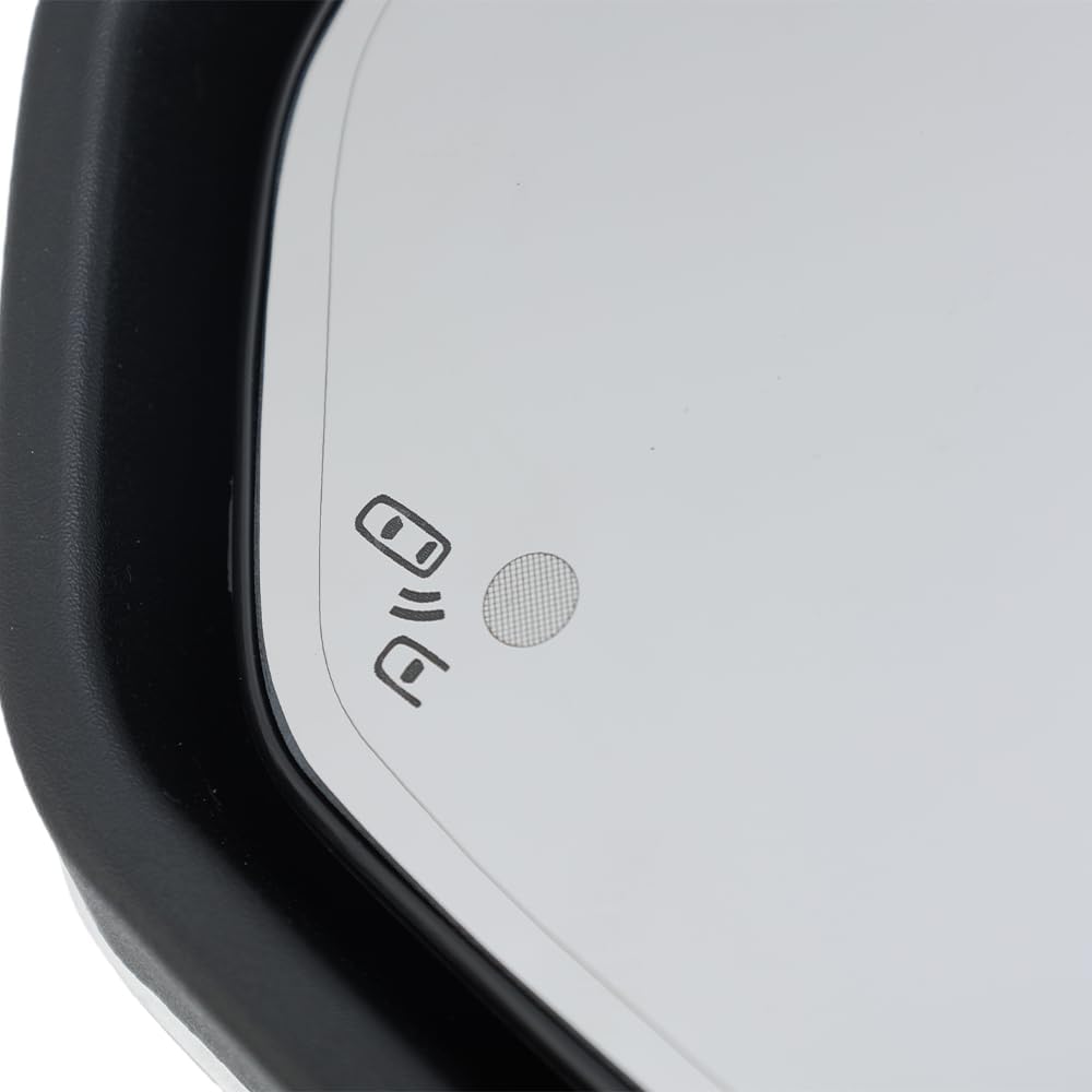 18 Pins Left Chrome Side Mirror Assembly Compatible With Ford F-150 F150 2015-2020 Power Folding W/Blind Spot Memory Driver Side Replacement For FO1320529