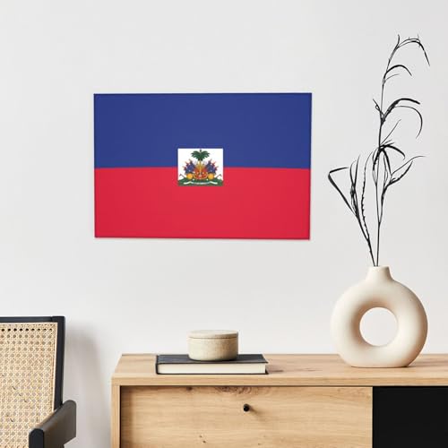 Drapeau haïtien image déco pour raviver un mur blanc de salon
