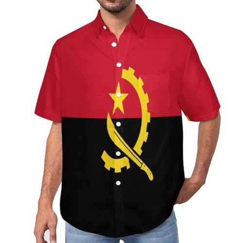 Chemise Angola finition boutonnière haut de gamme coupe hawaïenne