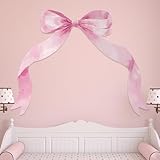 Bow Decor for Girls Room, Bow Wall Decor, Bow Wallpaper Suitable for Decorate Bedroom Walls and Enhance Aesthetic Effects