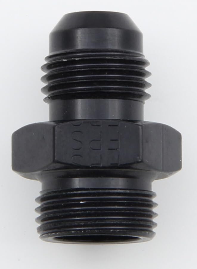 FRAGOLA 491950-BL Male Adapter Fitting 6 AN x 5/8-20 Carter Black