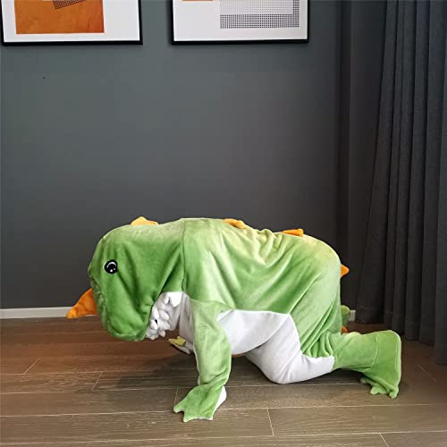 Wearable Dinosaur Blanket Hoodie Animal Sleeping Bags for Kids Adult Soft Cozy Dinosaur Gifts(M fit for Height 4'3"-5'3",Cosplay Dinosaur) - Image 5