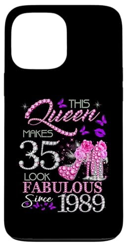 This Queen Makes 35 Look Fabulous Since 1989 35th Birthday �X�}�z�P�[�X iPhone 13 Pro Max �p