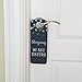 GRAPHICS & MORE Sleeping Do Not Disturb Plastic Door Knob Hanger Sign
