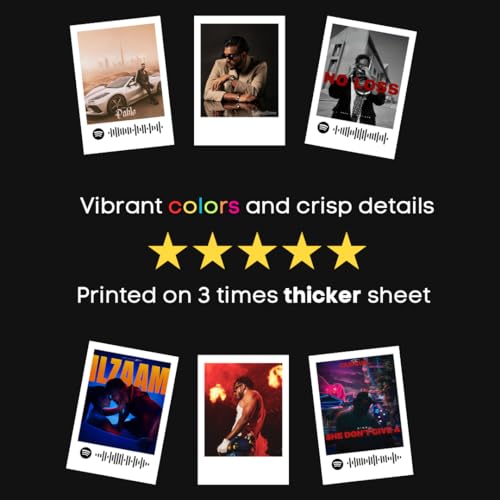 Image of Funk You Store King Posters | King Singer Songs Mini Poster Kit (Set of 15) | Hindi Singer Songs Size (8 x 6 cm) Posters for Phone Accessories, Bedroom, Office, room decoration