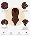 SHAPELLX Bodysuit Shapewear for Women Fashion Styles Brown Shapewear for Any Outfits Open V-neckline Casual Tops