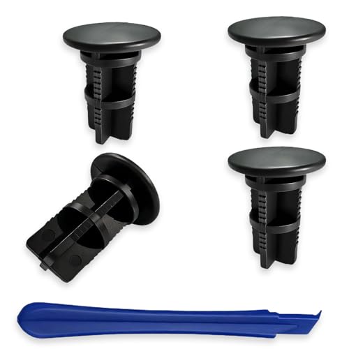 Targonix Scharnierstifte für Mülltonne 240 Liter Mülltonnendeckel Ersatzteil 4 Stück Kunststoff Deckel Befestigung für Reparatur und Wartung im Außenbereich