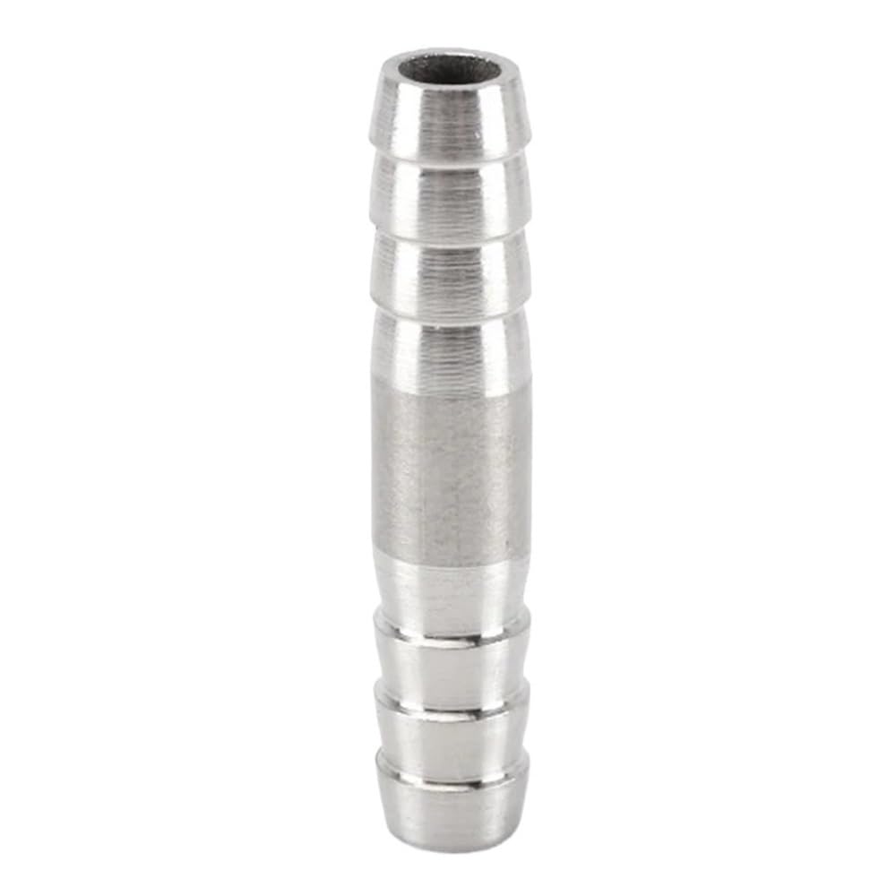 Yjqhody One Color 1Piece Equals Straight Pipe Fitting Hose Barb Pagoda Joint, Ss304 2 Way Connector For Hydraulic Systems(10Mm)