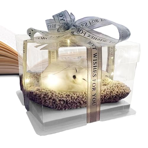 Générique Peluche Chien Animal,Jouet Canin avec Sonnette Couinante | Modèle Décoratif Interactif pour Bureau, Étagère Salon ou Table de Chevet Chambre