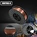 LiGuVCY ER70S-6 .023 Inch Solid MIG Welding Wire, 11 LBS 0.6 mm, Mild Steel MIG Wire with Low Splatter and High Levels of Deoxidizers