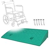  Rampes De Bordure Rampe De Bordure De Seuil, Rampes De Voiture, Rampe De Marchepied De Porte Mobile 7Cm/8Cm/9Cm Rampes De Scooter Haute Mobilité Faciles À Transporter/Noir/50 * 27 * 9Cm (Color : Gree