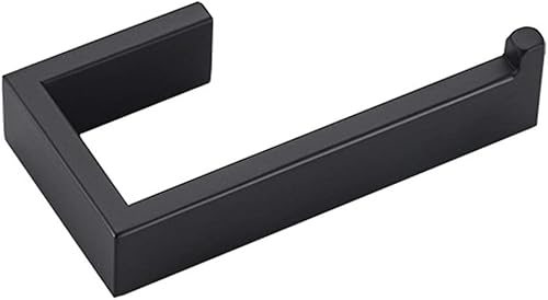 Miniatura 7 de YJ YANJUN Soporte de papel higiénico negro y ganchos para toallas de mano, juego de accesorios de 7 piezas para baño montados en