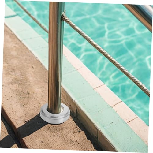 4 piezas Tapas de Acero Inoxidable para Barandas de Escaleras de Piscina miniatura 6