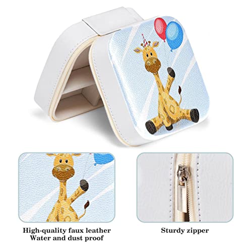 Boîte à bijoux pour filles motif girafe, cadeau idéal