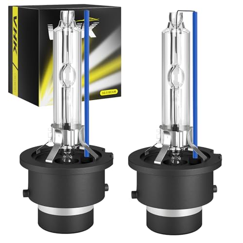 VHK for Nissan Murano Maxima HID Headlights D2S Xenon Bulbs 2004 2005 2006 2007 2008 2009 2010 2011 2012 2013 2014, S SV SE SL Bi-Xenon Low Beam Lights, 8000K OEM 35W D2SC1, Never Fit Halogen, 2-Pack