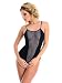 Produktbild Magi Damenbody | Damen Stringbody aus Baumwolle und transparenter Tüll mit Spaghettiträger - S M L XL Unterzieh-Body optimale Passform | Body Damen String | Bodysuit für Frauen (M, Blau)