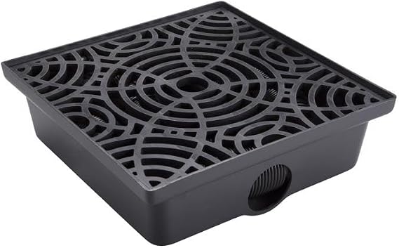Amerimax 4700 Stealthdrain Low Profile Catch Basin, Black